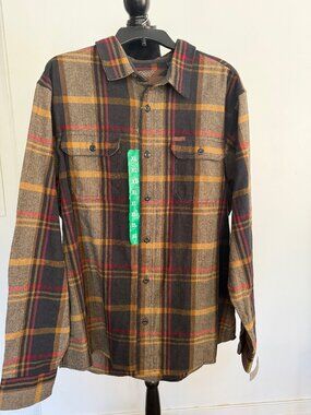 Orvis Men's Heavy Weight Flannel Shirt